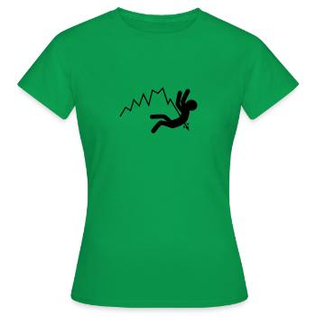 Baisse des prix (noir) - T-shirt Femme - vert - Devant - AI Model Female 172 dark (172cm)