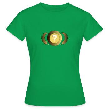 CS:GO Rare Special Item Case Opening - Frauen T-Shirt - Kelly Green - Vorne - AI Model Female 172 dark (172cm)