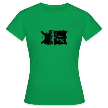 FPV - Frauen T-Shirt - Kelly Green - Vorne - AI Model Female 172 dark (172cm)
