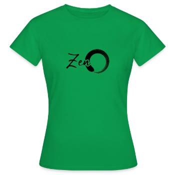 Zen - Frauen T-Shirt - Kelly Green - Vorne - AI Model Female 172 dark (172cm)