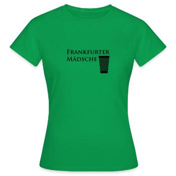 Frankfurt Girl Ribbed FRANKFURT SHIRT SHOP - T-shirt Femme - vert - Devant - AI Model Female 172 dark (172cm)