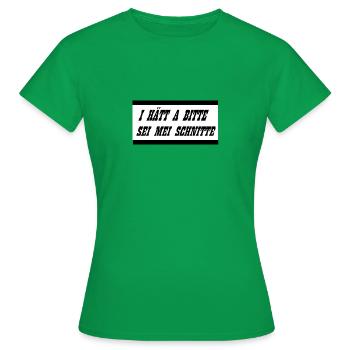Der etwas andere Anmachspruch - Frauen T-Shirt - Kelly Green - Vorne - AI Model Female 172 dark (172cm)