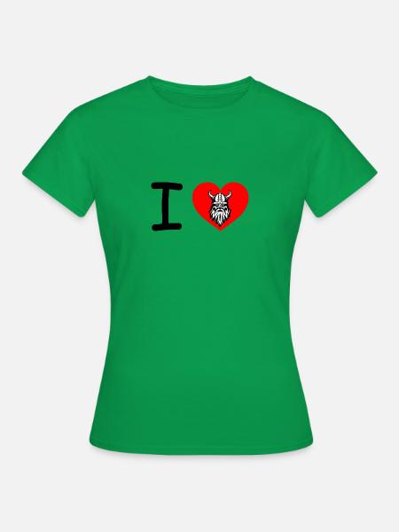 Wikinger Bekleidung - Frauen T-Shirt - Kelly Green