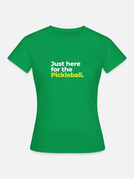 Pickelball Tee, Modern Minimalist - Women's T-Shirt - kelly green