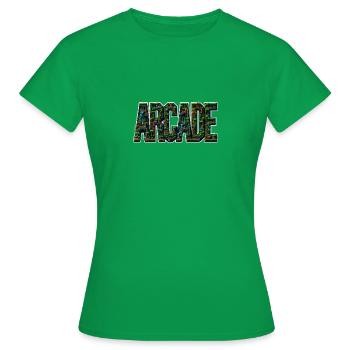 arcade - Frauen T-Shirt - Kelly Green - Vorne - AI Model Female 172 dark (172cm)