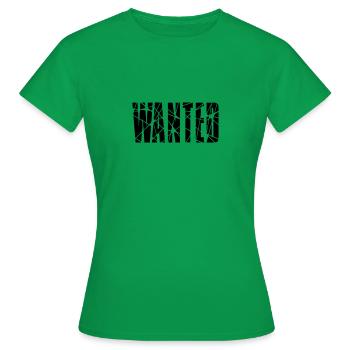 wanted - Frauen T-Shirt - Kelly Green - Vorne - AI Model Female 172 dark (172cm)
