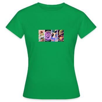 Buntes - Frauen T-Shirt - Kelly Green - Vorne - AI Model Female 172 dark (172cm)