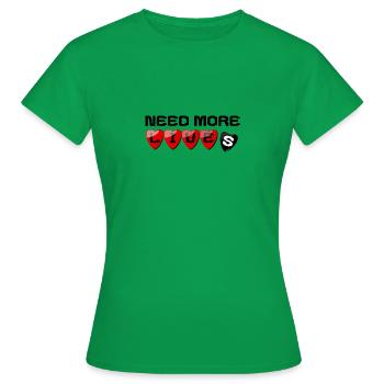 Il a besoin de plus de vies - T-shirt Femme - vert - Devant - AI Model Female 172 dark (172cm)