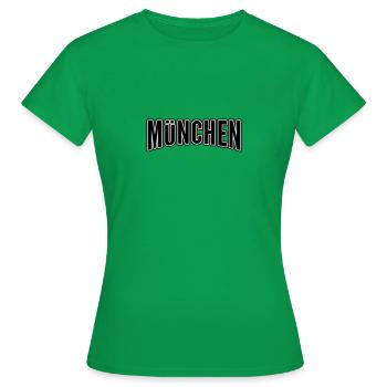 Muenchen - Frauen T-Shirt - Kelly Green - Vorne - AI Model Female 172 dark (172cm)