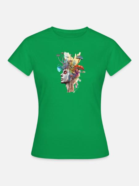 Trippy Schamane - Frauen T-Shirt - Kelly Green