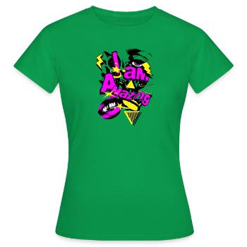 Je suis incroyable - T-shirt Femme - vert - Devant - AI Model Female 172 dark (172cm)