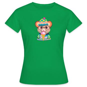 Kleiner Feinschmecker - Frauen T-Shirt - Kelly Green - Vorne - AI Model Female 172 dark (172cm)