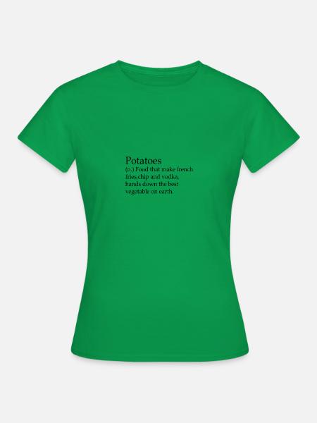 potatoes - Frauen T-Shirt - Kelly Green