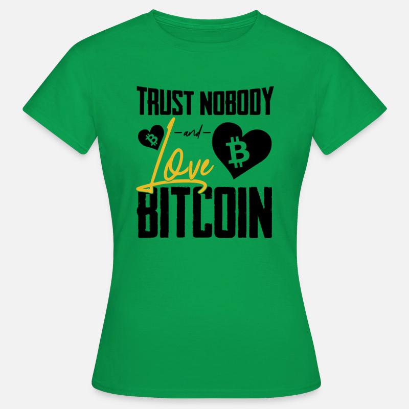 Bitcoin - Women's T-Shirt - kelly green