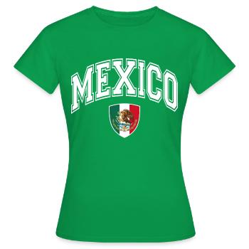 Mexique - T-shirt Femme - vert - Devant - AI Model Female 172 dark (172cm)