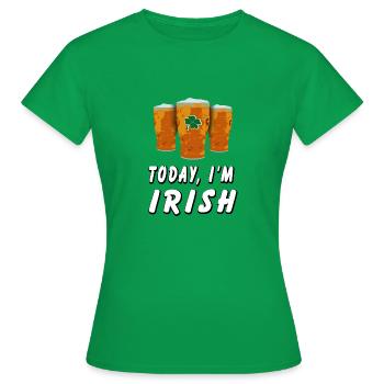 Fête de la Saint-Patrick - Irlande - Irlandais - Irlande - T-shirt Femme - vert - Devant - AI Model Female 172 dark (172cm)