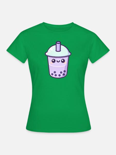 Boba Tee Kawaii - Frauen T-Shirt - Kelly Green