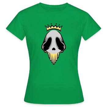 Alienkönig Logo - Frauen T-Shirt - Kelly Green - Vorne - AI Model Female 172 dark (172cm)