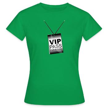 VIP Pass - Frauen T-Shirt - Kelly Green - Vorne - AI Model Female 172 dark (172cm)