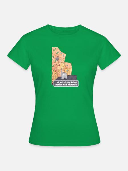 Boulder Elefant Sport - Frauen T-Shirt - Kelly Green