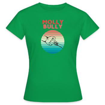 MollyBully - Frauen T-Shirt - Kelly Green - Vorne - AI Model Female 172 dark (172cm)
