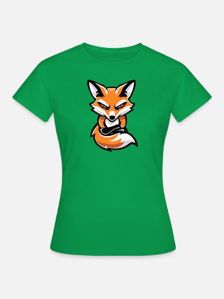 Fuchs Comic - Frauen T-Shirt - Kelly Green