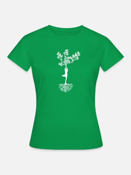 YOGA - Frauen T-Shirt - Kelly Green