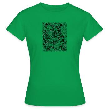 Love-Hope-Confidence - Women's T-Shirt - kelly green - Front - AI Model Female 172 dark (172cm)