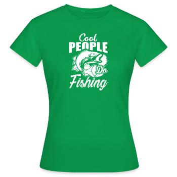La pêche est mon plan de retraite, pêcheur amateur - T-shirt Femme - vert - Devant - AI Model Female 172 dark (172cm)