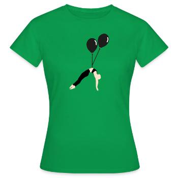 Balloon - T-shirt Femme - vert - Devant - AI Model Female 172 dark (172cm)