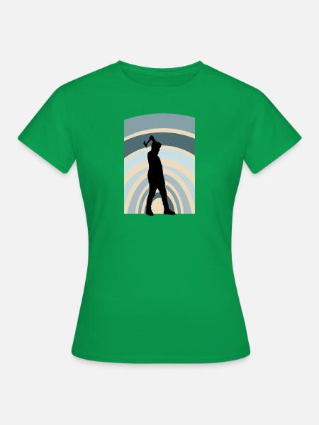 Axt Axtwerfen Axtwerfen - Frauen T-Shirt - Kelly Green