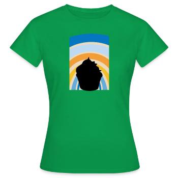 Muffin au four - T-shirt Femme - vert - Devant - AI Model Female 172 dark (172cm)