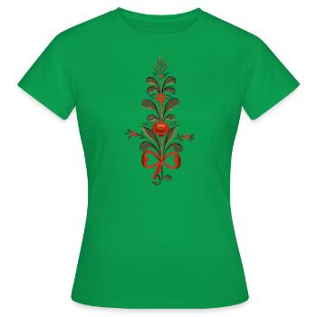 Bouquet de Dalécarlie - T-shirt Femme - vert - Devant - AI Model Female 172 dark (172cm)
