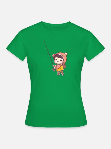 Angler Angelhaken - Frauen T-Shirt - Kelly Green