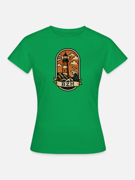 BZH Old School Tattoo - Frauen T-Shirt - Kelly Green