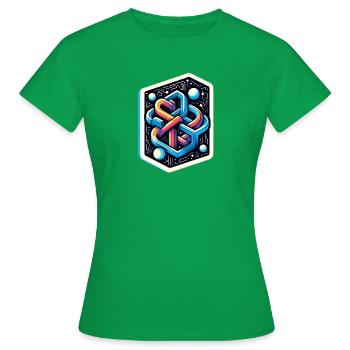 Art moderne - T-shirt Femme - vert - Devant - AI Model Female 172 dark (172cm)