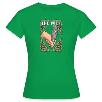 Poète Poésie Poète Poésie I Don - T-shirt Femme - vert - Devant - AI Model Female 172 dark (172cm)