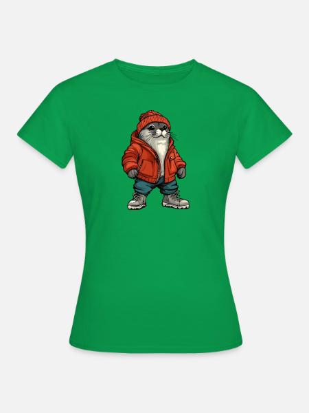 Robbe Tier Fashion Winter - Frauen T-Shirt - Kelly Green