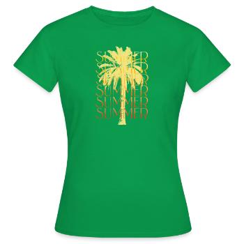 Summer - Frauen T-Shirt - Kelly Green - Vorne - AI Model Female 172 dark (172cm)