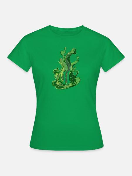 Kalligraphie Handschrift - Frauen T-Shirt - Kelly Green
