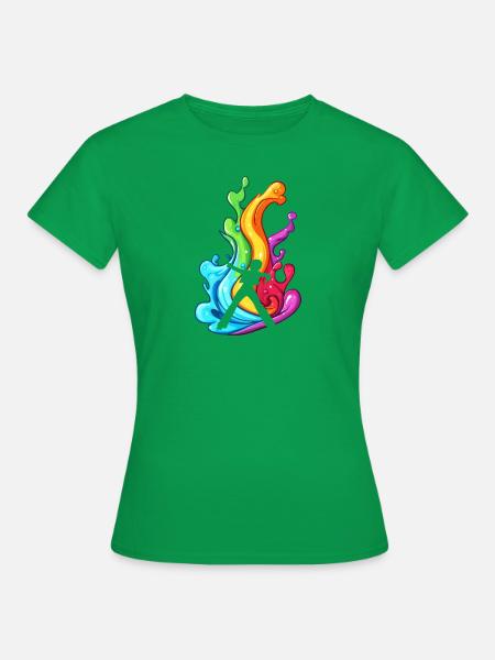 Disco DJs Nachtleben - Frauen T-Shirt - Kelly Green