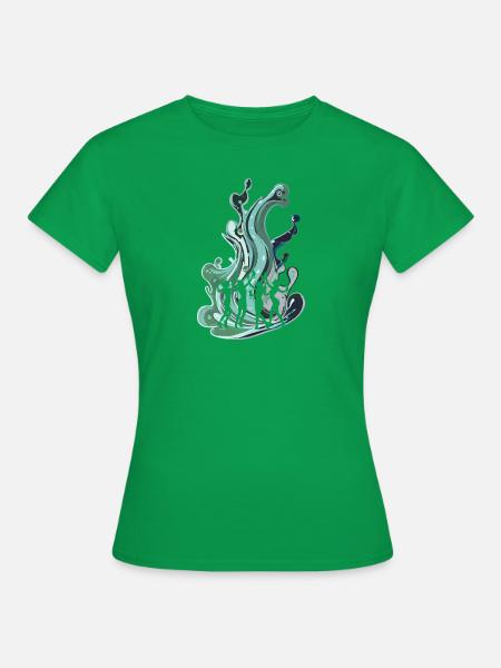 Disco Elektronisch DJs - Frauen T-Shirt - Kelly Green