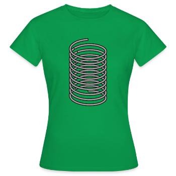 spring - Women's T-Shirt - kelly green - Front - AI Model Female 172 dark (172cm)