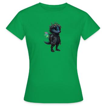 Rainbow Dragon - Frauen T-Shirt - Kelly Green - Vorne - AI Model Female 172 dark (172cm)