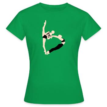 ABC - T-shirt Femme - vert - Devant - AI Model Female 172 dark (172cm)