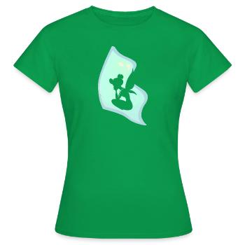 Magie des fées - T-shirt Femme - vert - Devant - AI Model Female 172 dark (172cm)