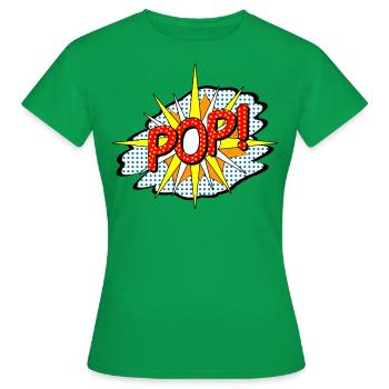 Pop - Frauen T-Shirt - Kelly Green - Vorne - AI Model Female 172 dark (172cm)