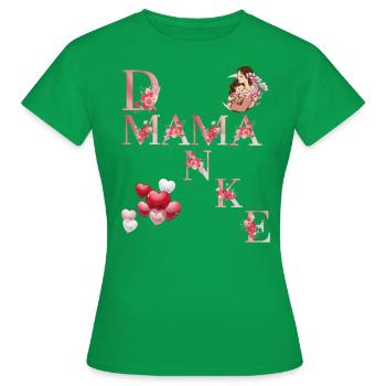 Muttertag Design - Frauen T-Shirt - Kelly Green - Vorne - AI Model Female 172 dark (172cm)