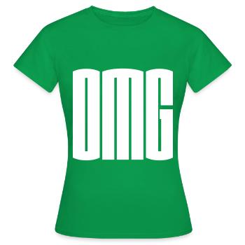 OMG oh mon dieu ! - T-shirt Femme - vert - Devant - AI Model Female 172 dark (172cm)