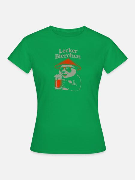 Lecker Bierchen - Frauen T-Shirt - Kelly Green